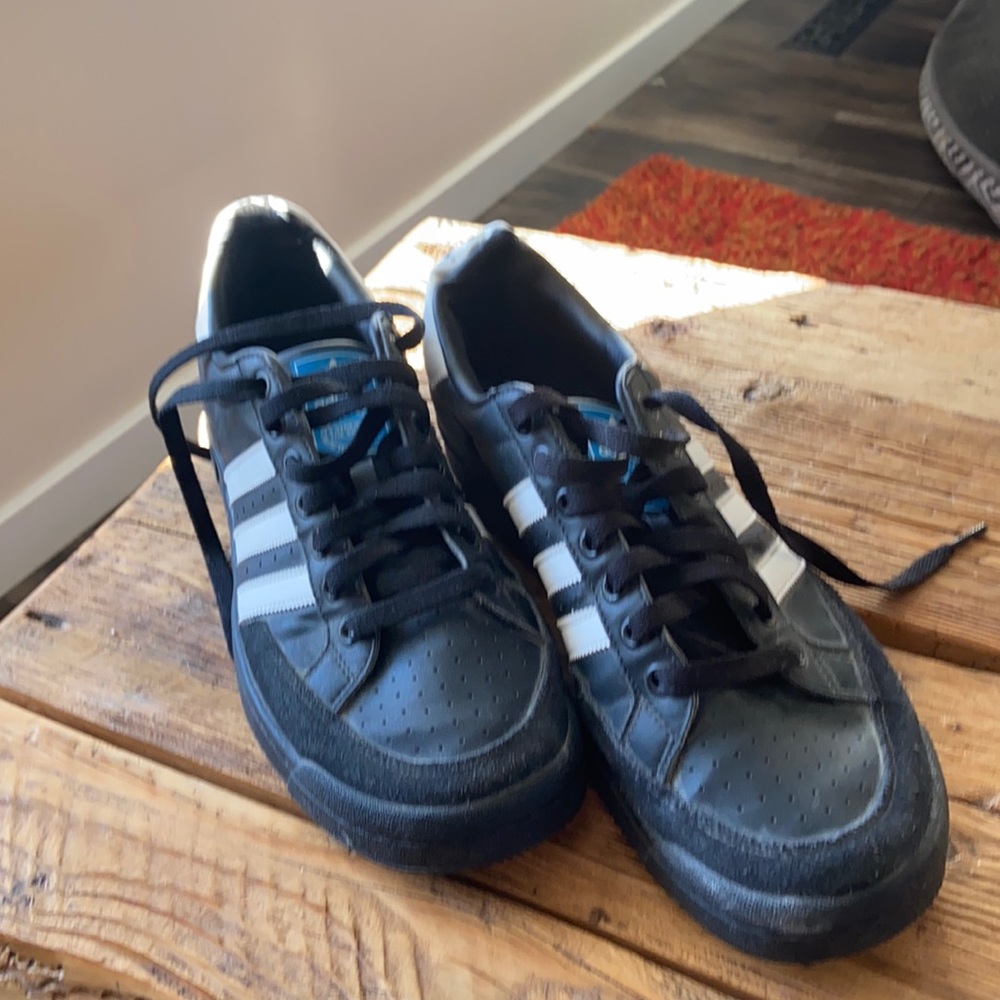 Black adidas sneakers